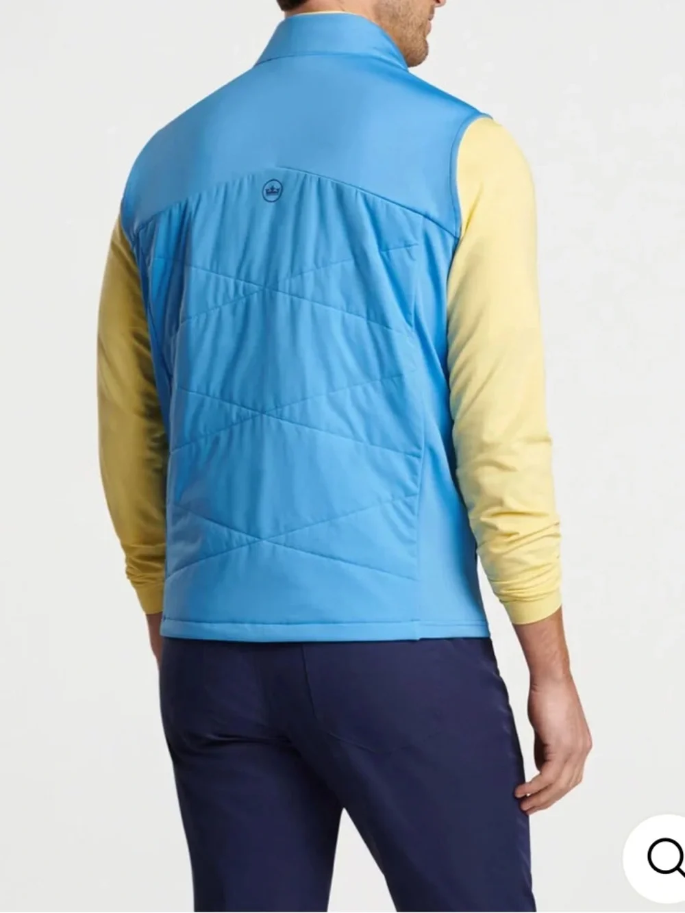 Peter Millar Fuse Hybrid Vest: Liberty Blue Sz Medium